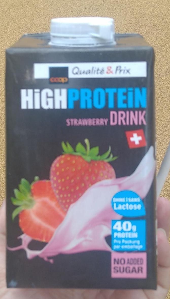 Fotografie - High protein strawberry Milk coop