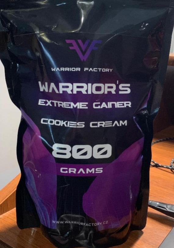 Fotografie - Warrior´s Extreme Gainer cookies & cream Warrior Factory