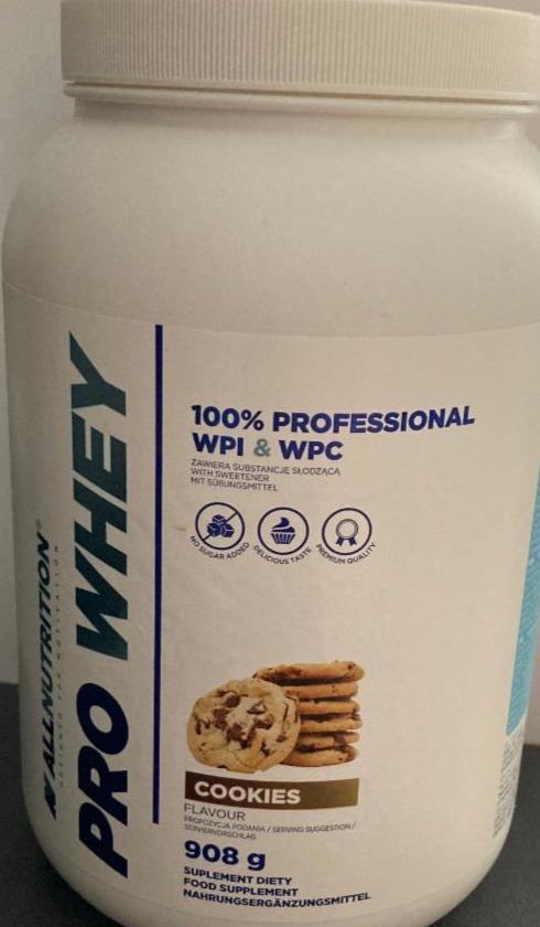 Fotografie - Pro Whey Cookies Allnutrition