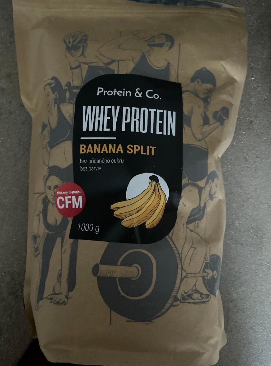 Fotografie - CFM Whey Protein Banana Split Protein & Co.