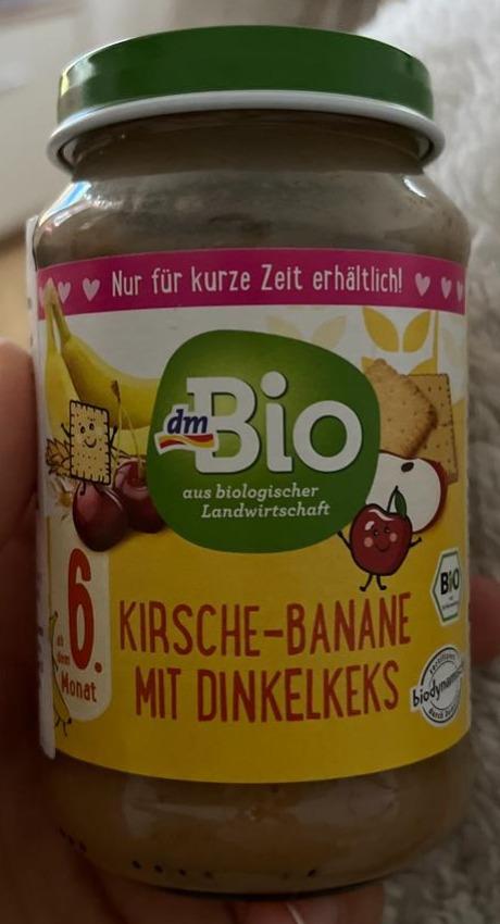 Fotografie - Kirsche banane mit dinkelkeks dmBio