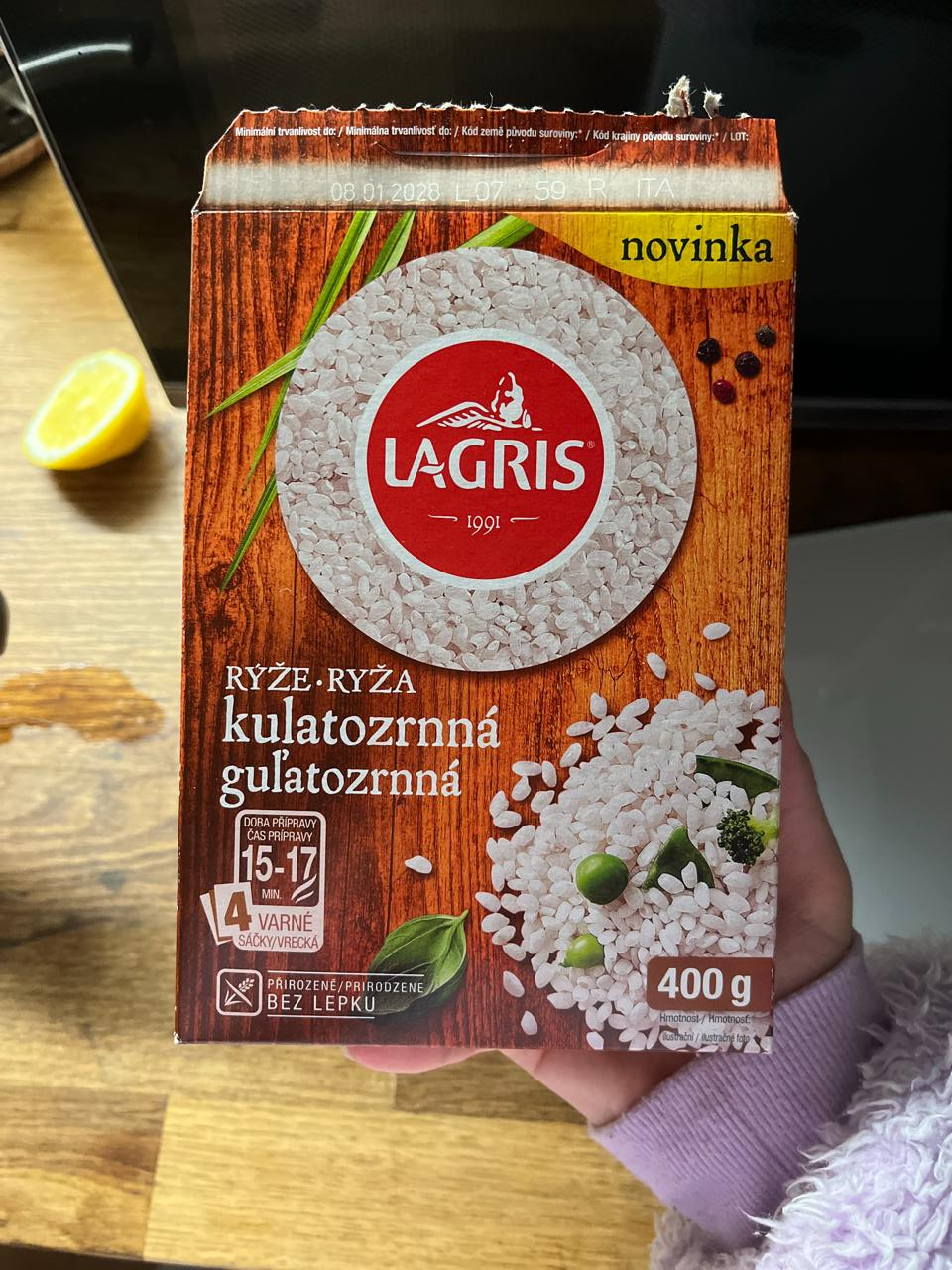 Fotografie - guľatozrnná ryža Lagris