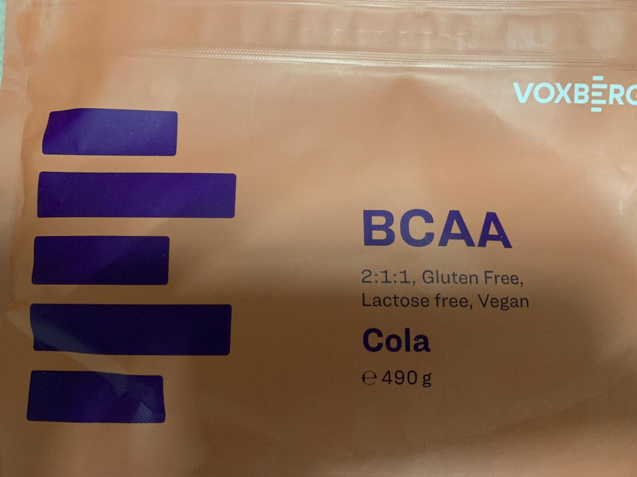 Fotografie - BCAA Cola Voxberg