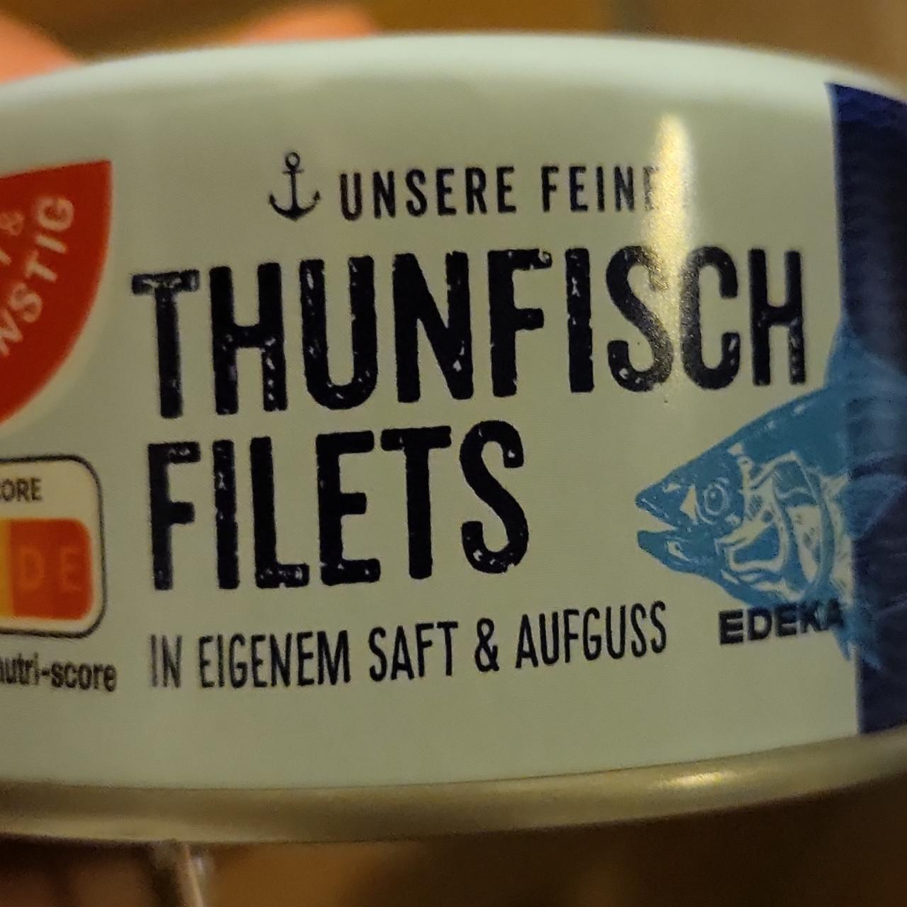 Fotografie - Thunfisch filets in eigenem saft & aufguss Gut&Günstig