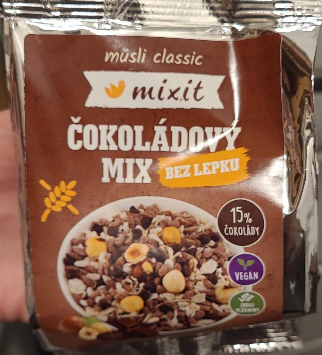 Fotografie - Čokoládový Mix Bez Lepku müsli classic Mixit