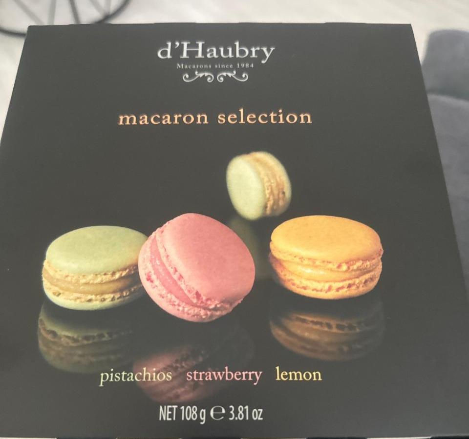 Fotografie - Macaron selection d'Haubry