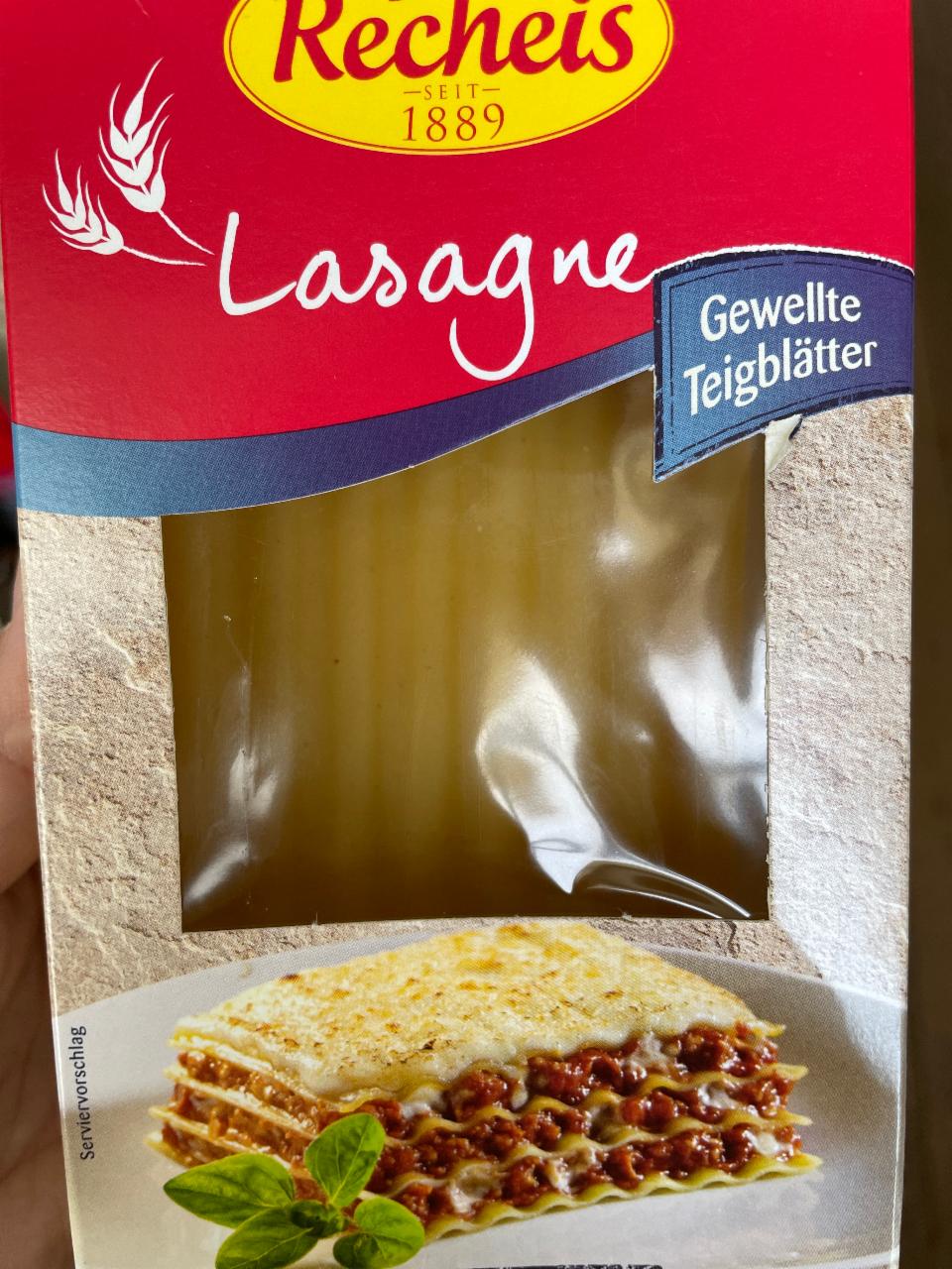 Fotografie - Lasagne Recheis