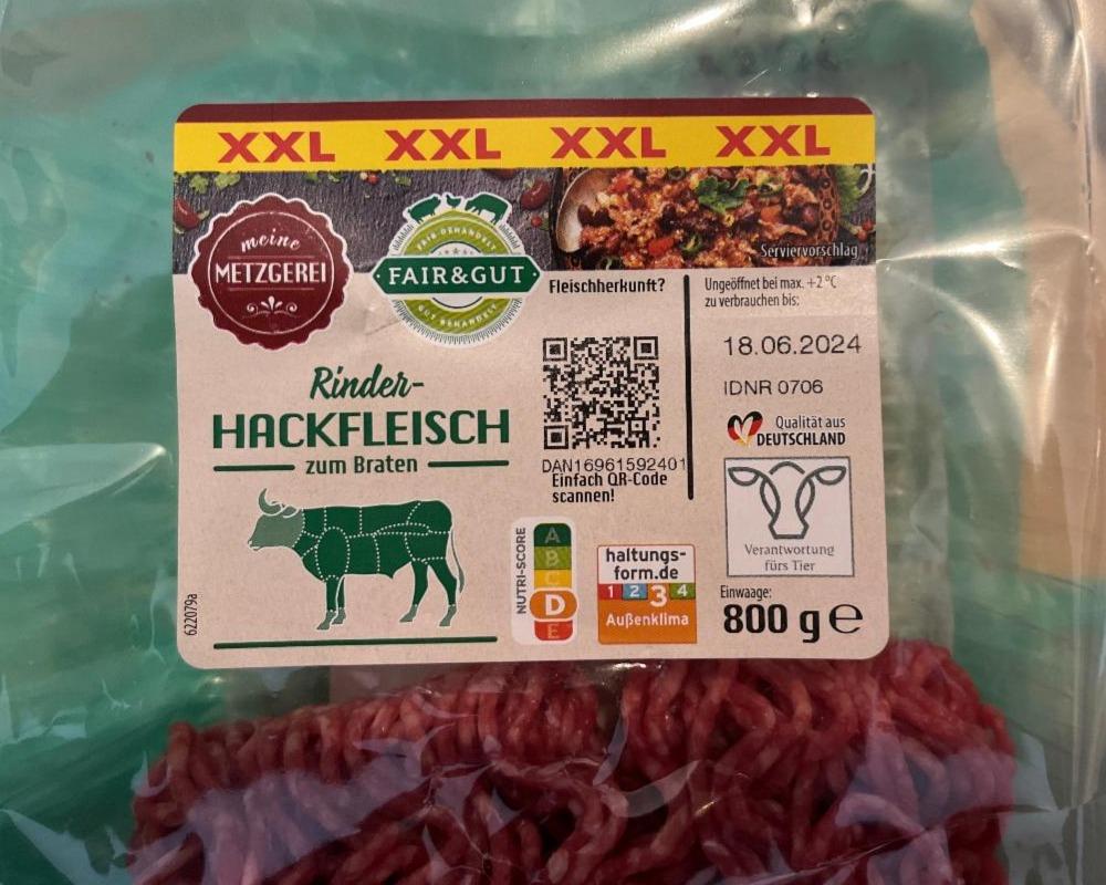 Fotografie - Rinder-Hackfleish zum braten Metzgerei