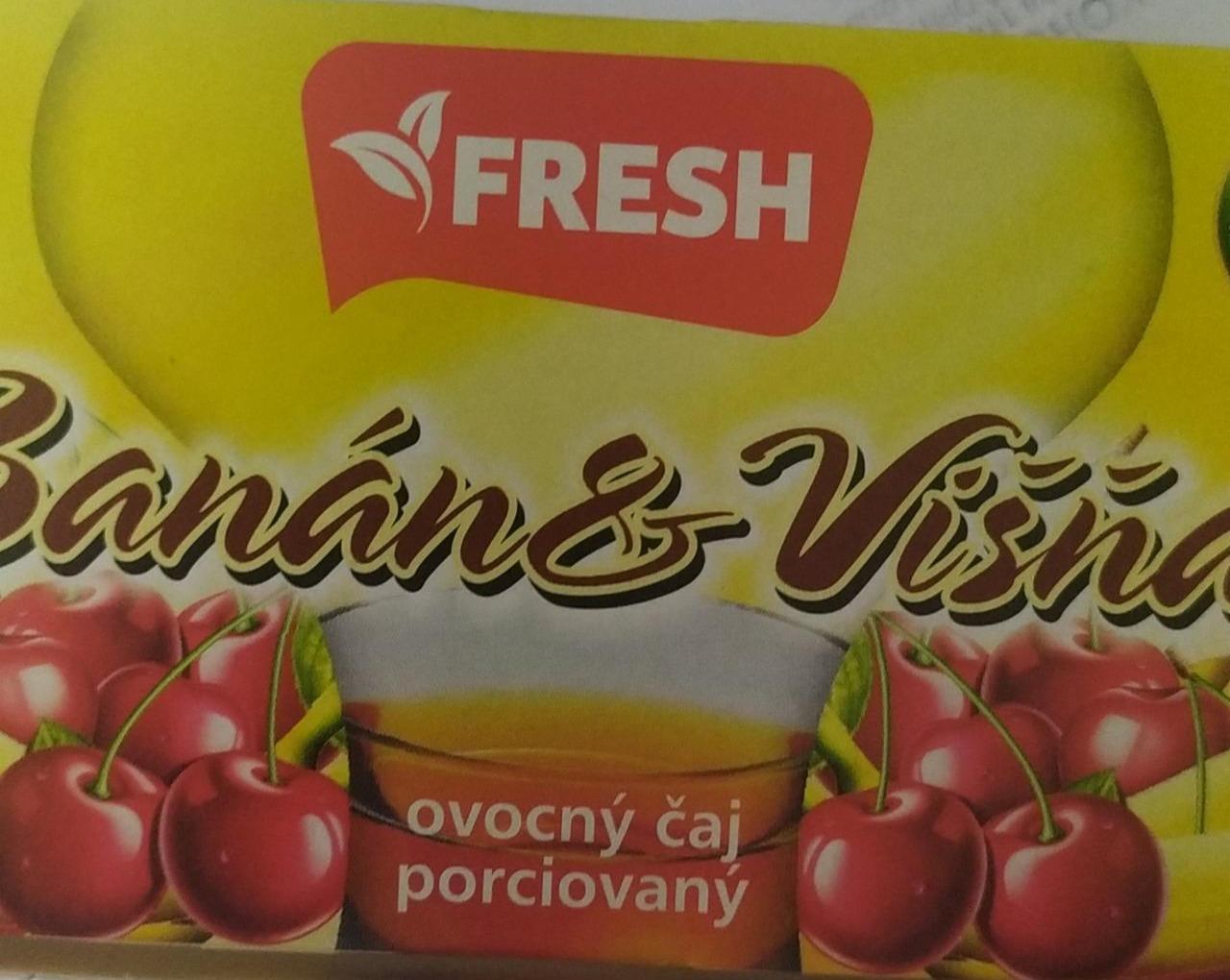 Fotografie - Banán & Višňa ovocný čaj Fresh