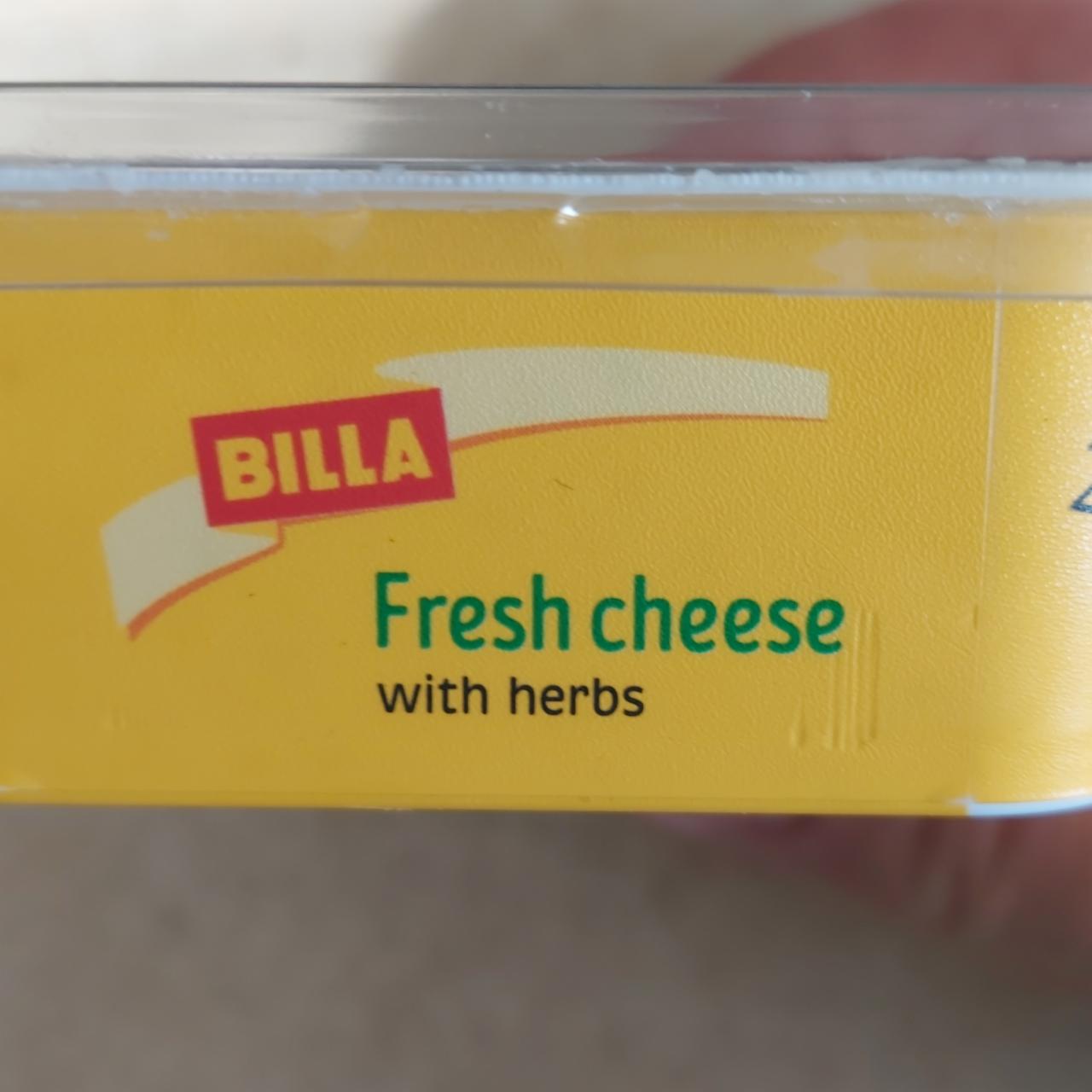 Fotografie - Fresh cheese with herbs Billa