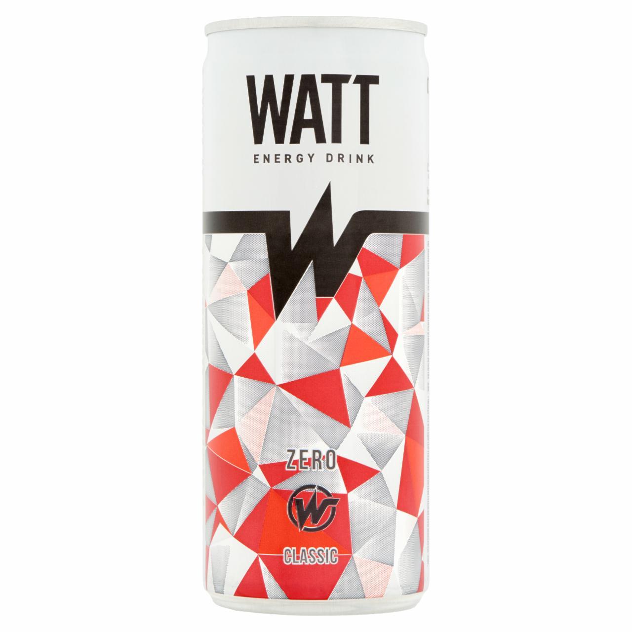 Fotografie - Energy drink Zero Classic Watt