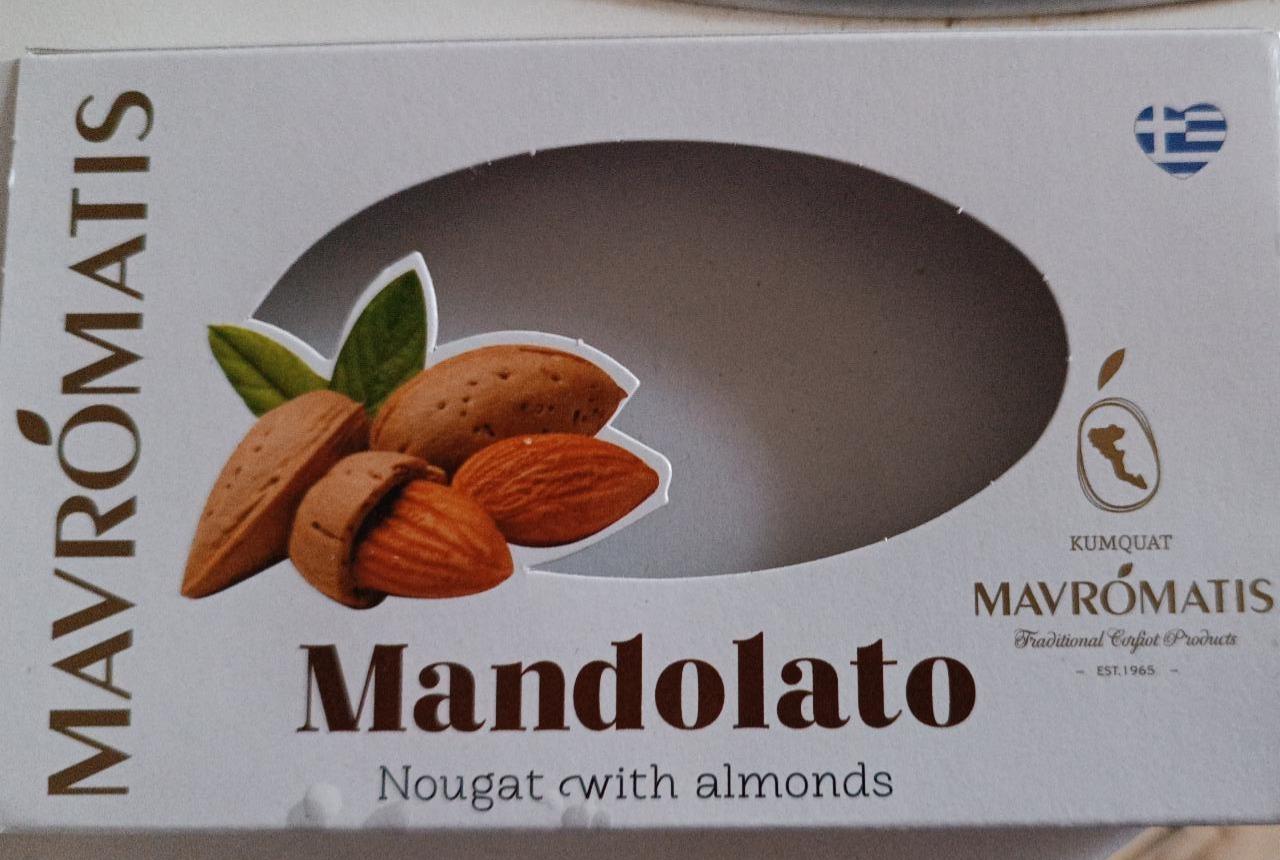 Fotografie - Mandolato nougat with almonds Mavromatis