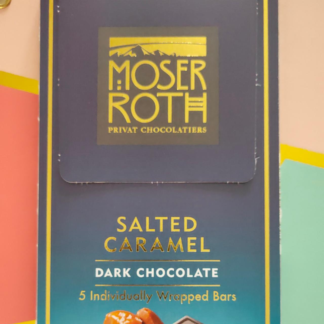 Fotografie - Salted Caramel Dark Chocolate Moser Roth