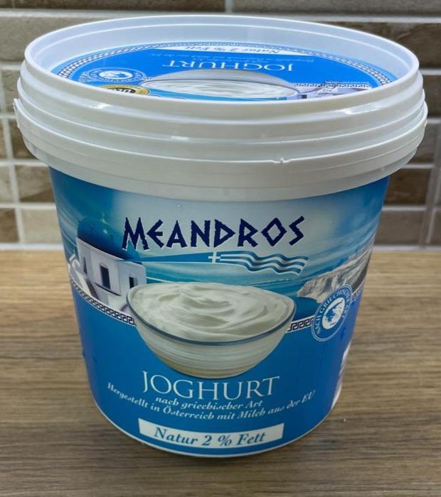 Fotografie - Joghurt natur 2% fett Meandros