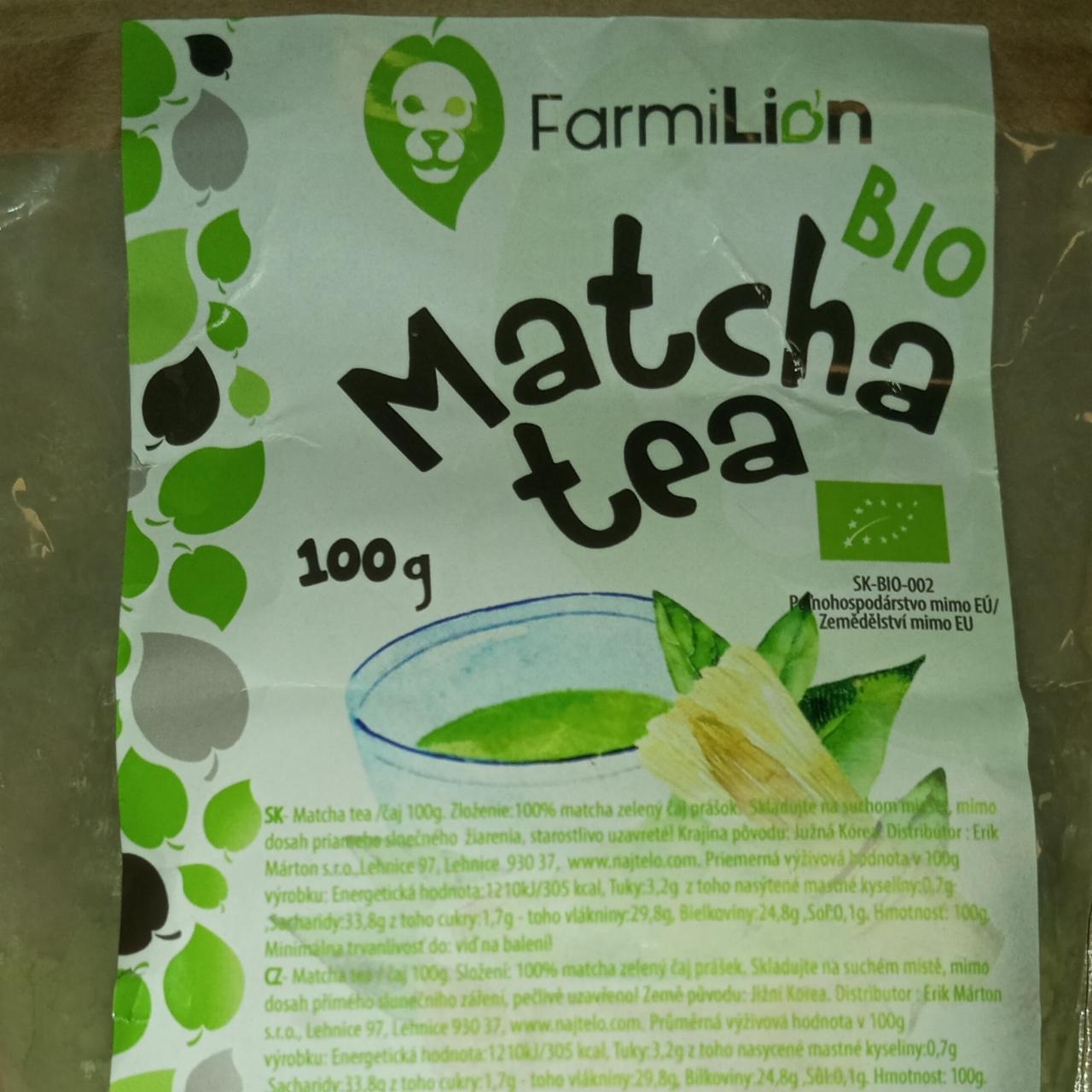 Fotografie - Matcha tea FarmiLion Bio