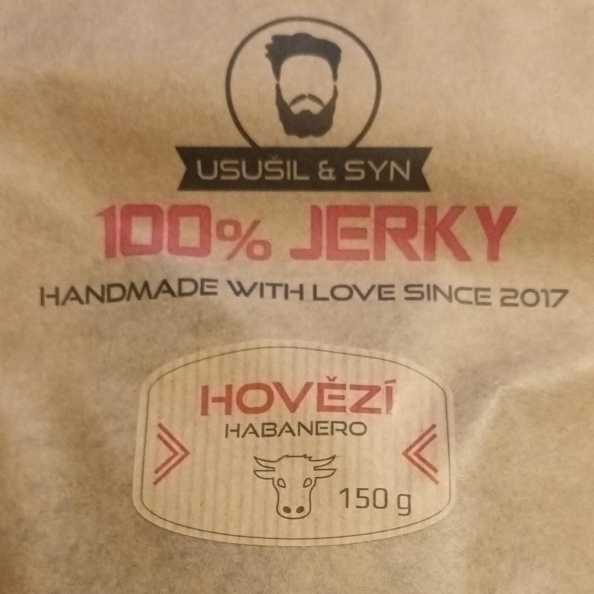 Fotografie - 100% Jerky hovězí Habanero Usušil & Syn