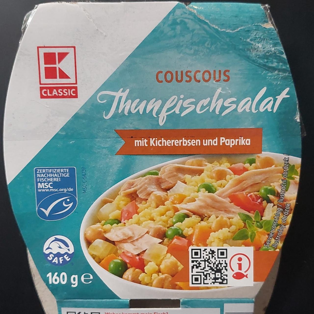 Fotografie - Couscous Thunfischsalat mit Kichererbsen und Paprika K-Classic