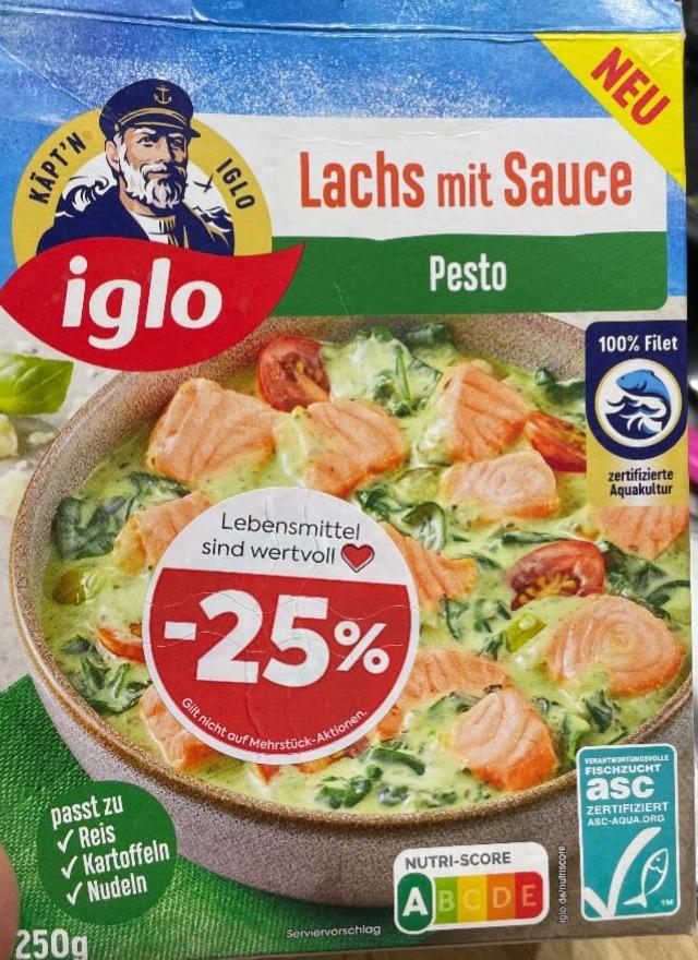 Fotografie - Lachs mit Sauce Pesto Iglo