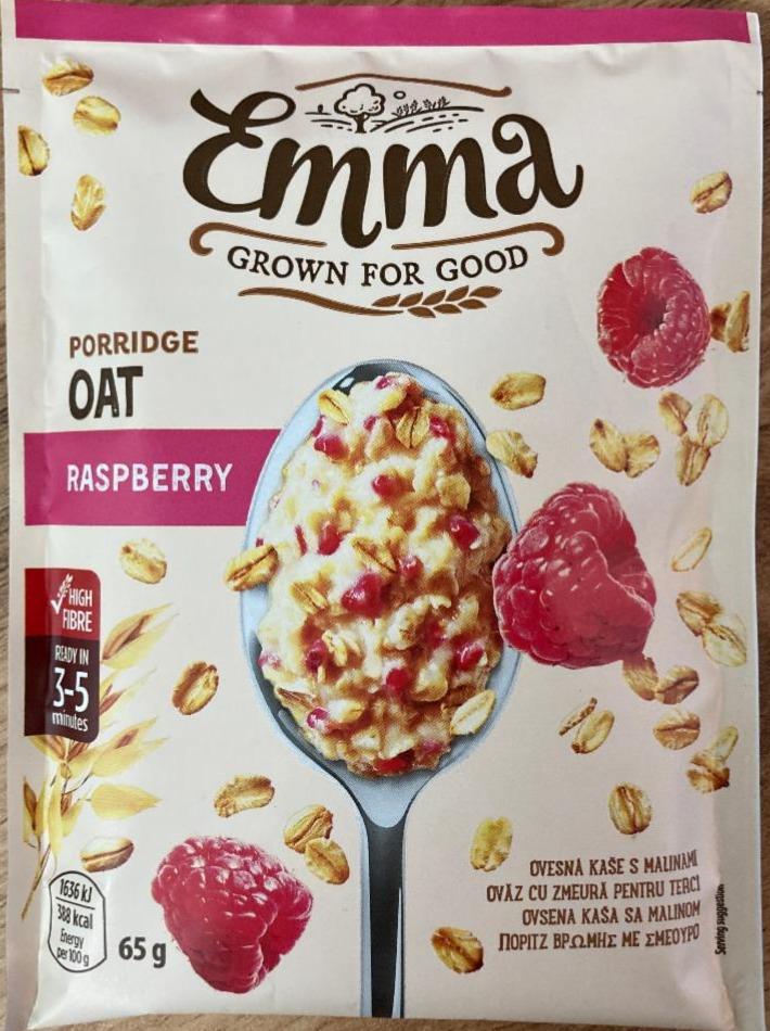 Fotografie - Porridge oat raspberry Emma Grown For Good