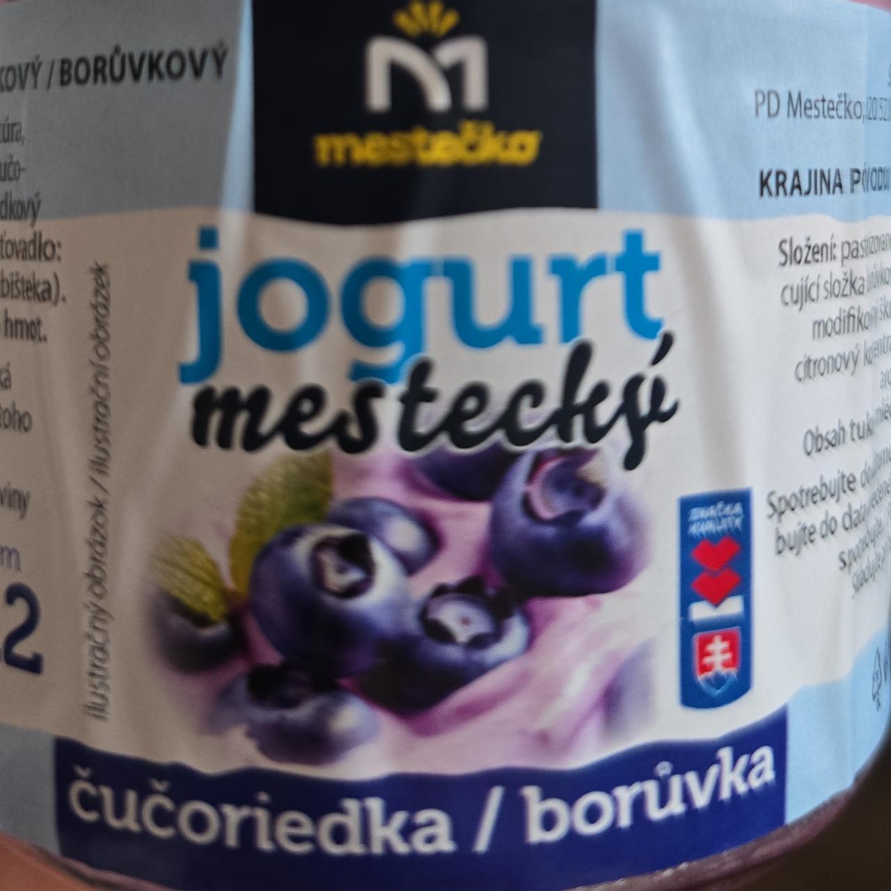 Fotografie - Jogurt mestecký čučoriedka Mestečko