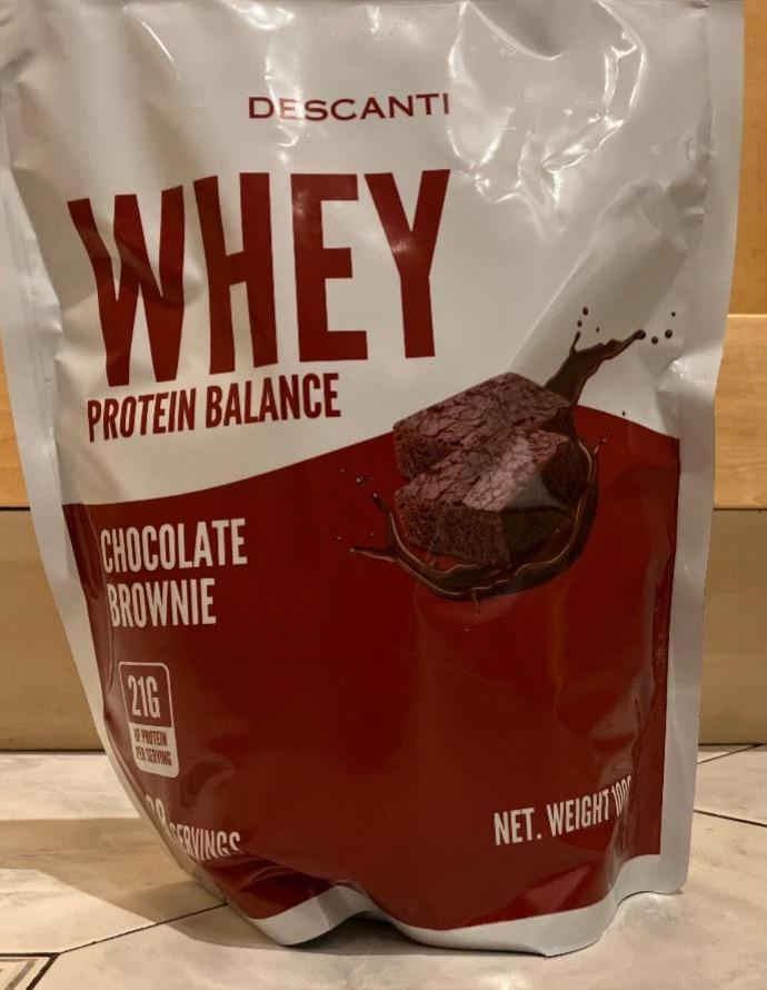 Fotografie - Whey Protein Balance Chocolate brownie Descanti