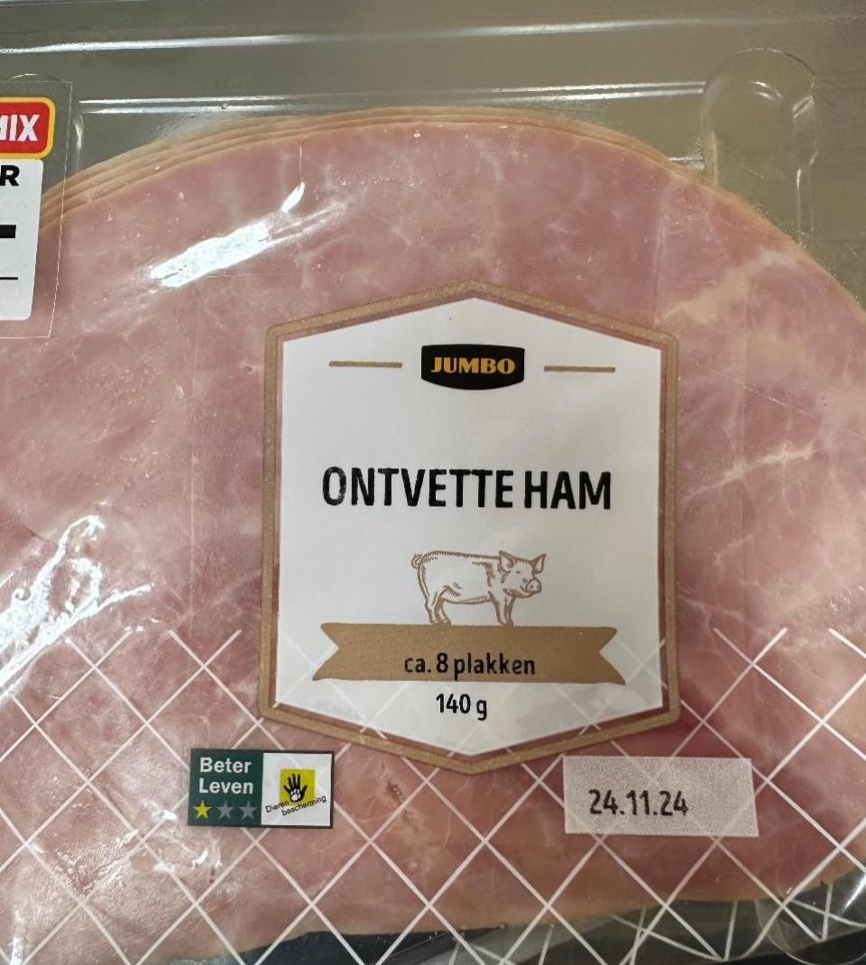 Fotografie - Ontvette Ham Jumbo