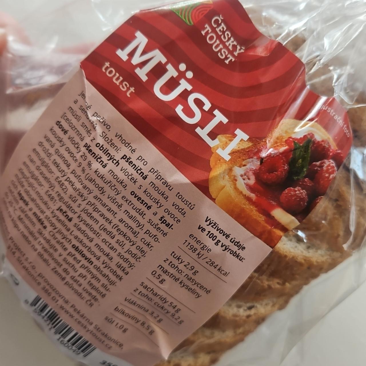 Fotografie - Müsli toust Český toust