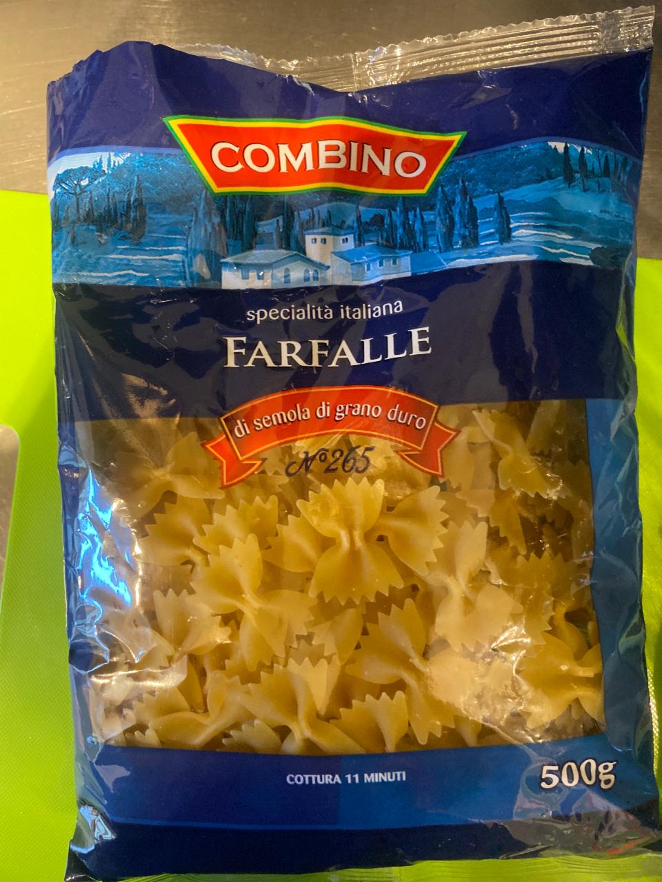 Fotografie - Farfalle di semola di grano duro Combino