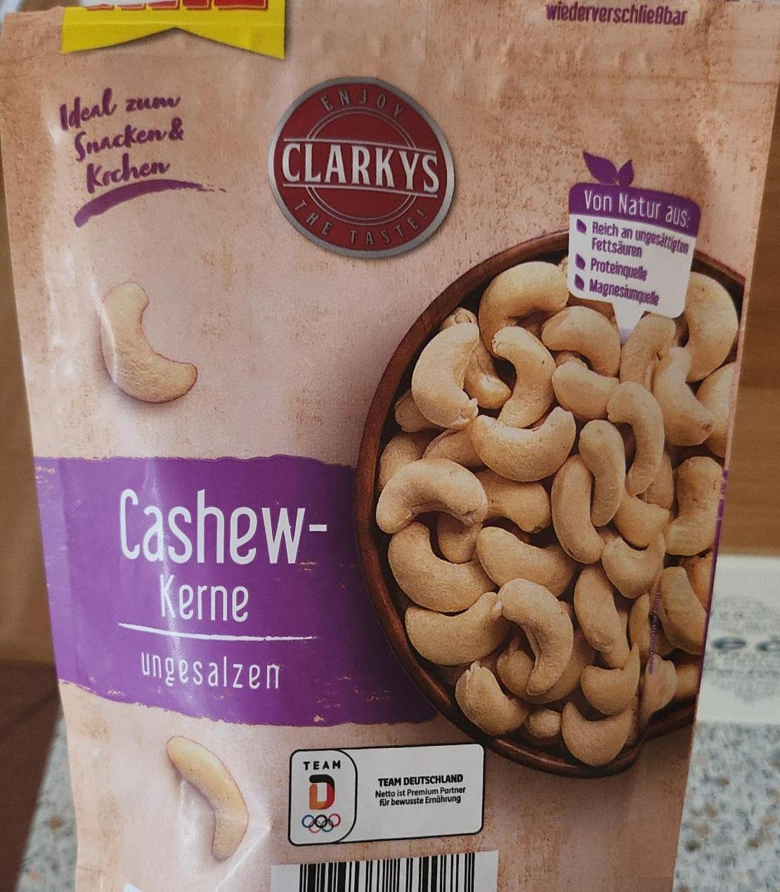 Fotografie - Cashew-Kerne ungesalzen Clarkys