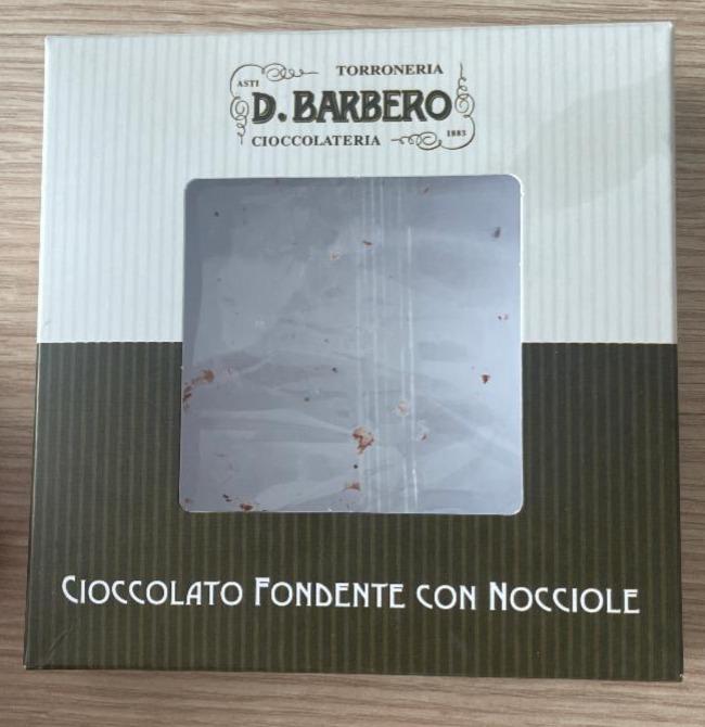 Fotografie - Cioccolato fondente con nocciole D.Barbero