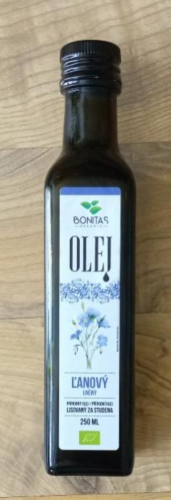 Fotografie - Bonitas Organic Ľanový olej