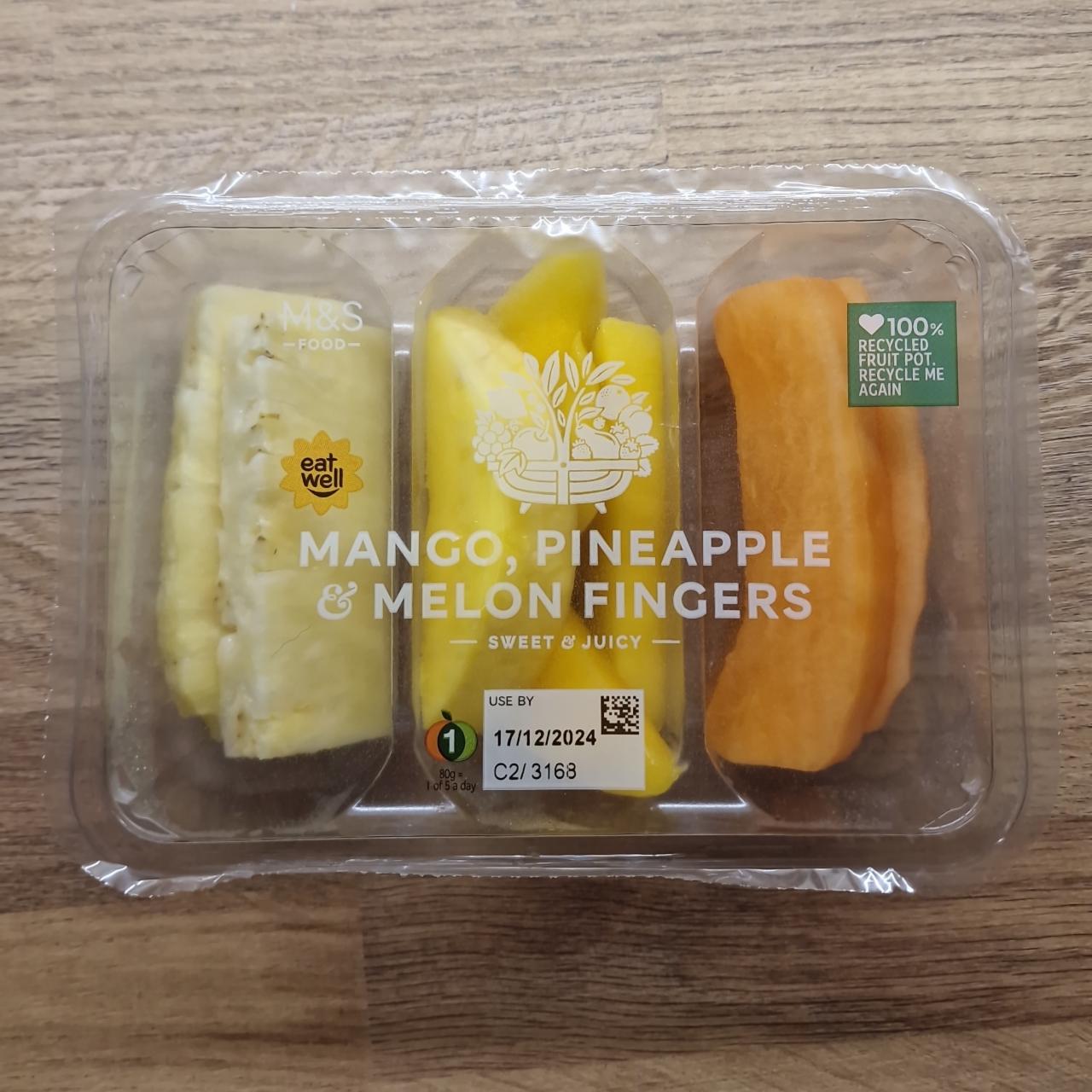 Fotografie - Mango, Pineapple & Melon Fingers M&S