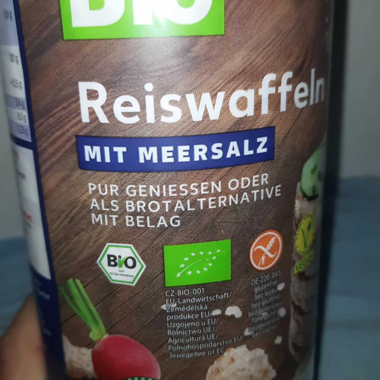 Fotografie - Reiswaffeln mit meersalz K-Bio