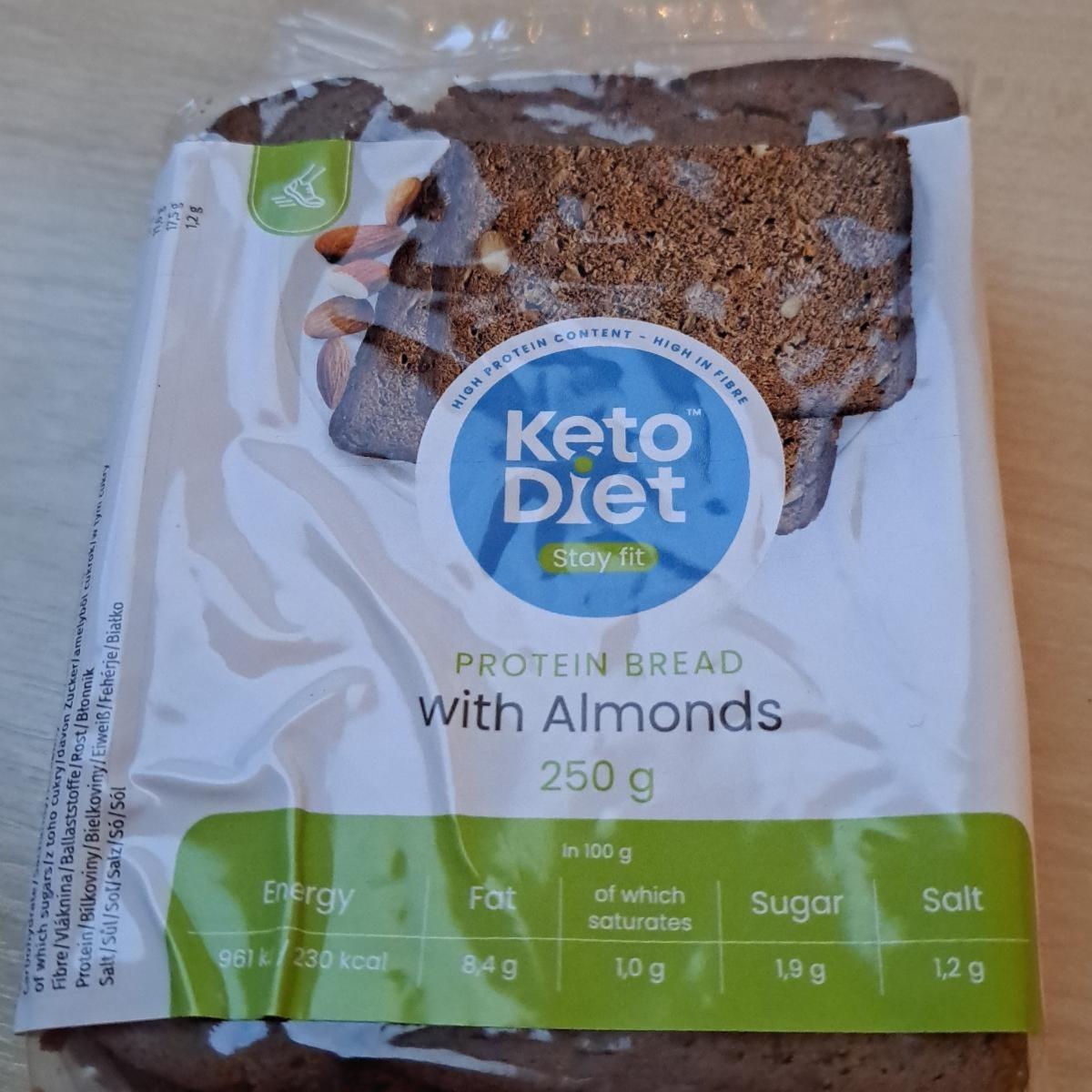 Fotografie - Protein Bread with Almonds KetoDiet