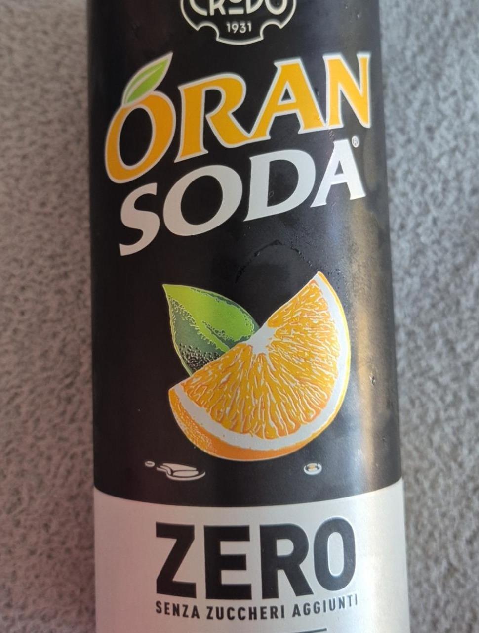 Fotografie - Oran Soda Zero Crodo