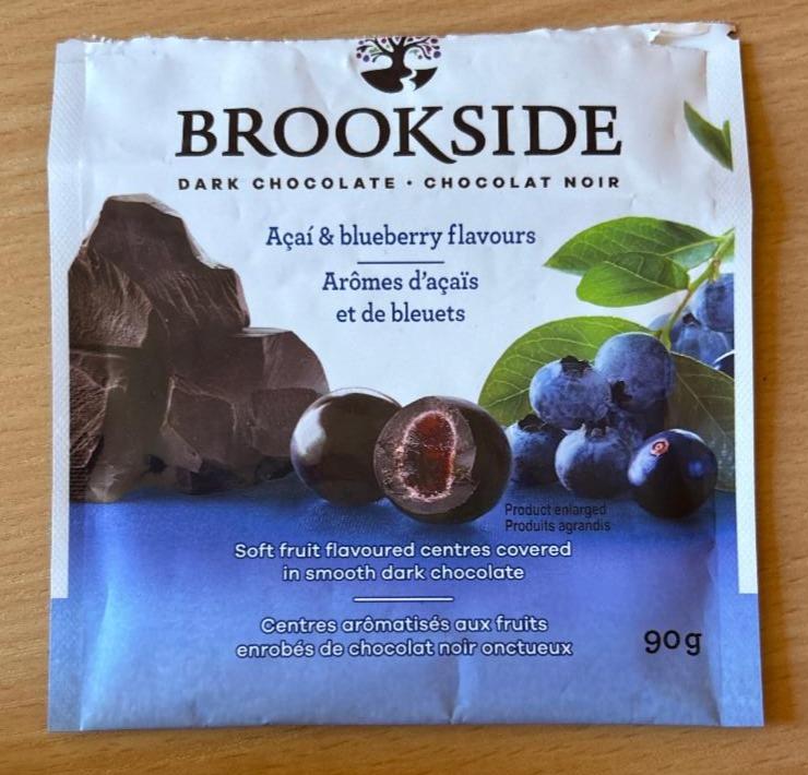 Fotografie - Dark Chocolate Acai & blueberry flavours Brookside