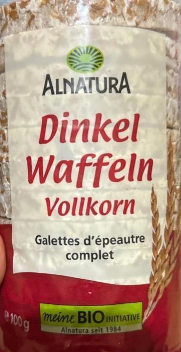 Fotografie - Dinkel Waffeln vollkorn Alnatura