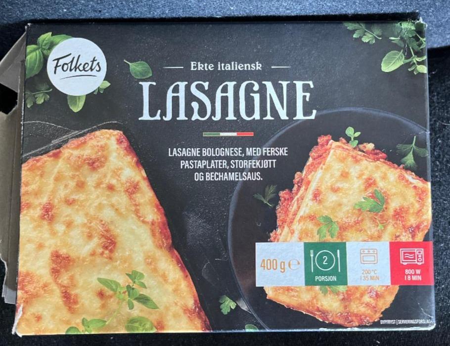 Fotografie - Lasagne Folkets