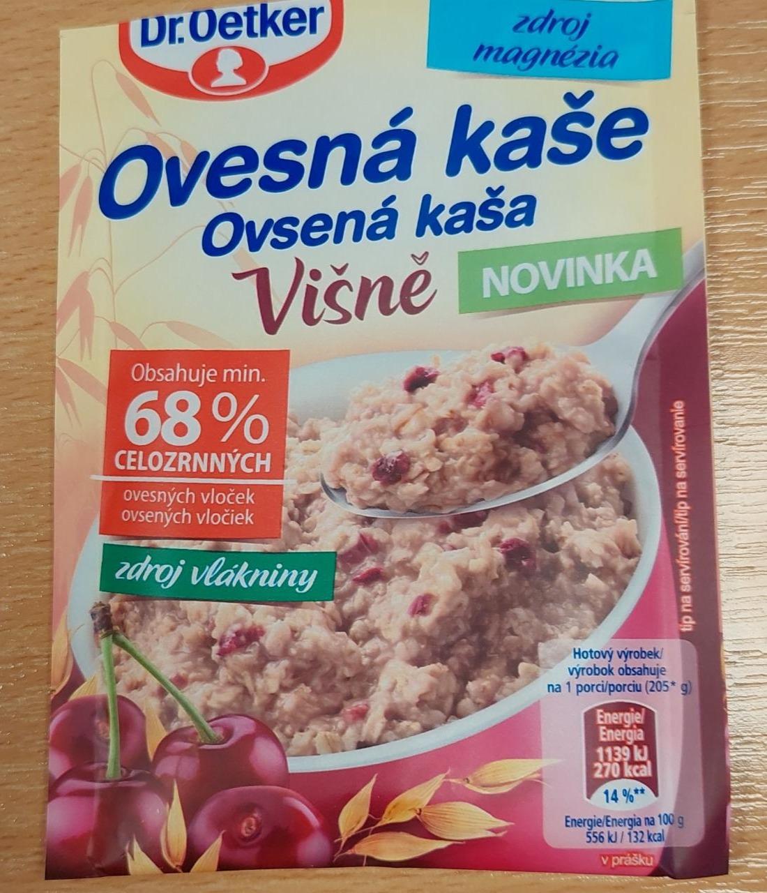 Fotografie - Ovesná kaše Višně Dr.Oetker