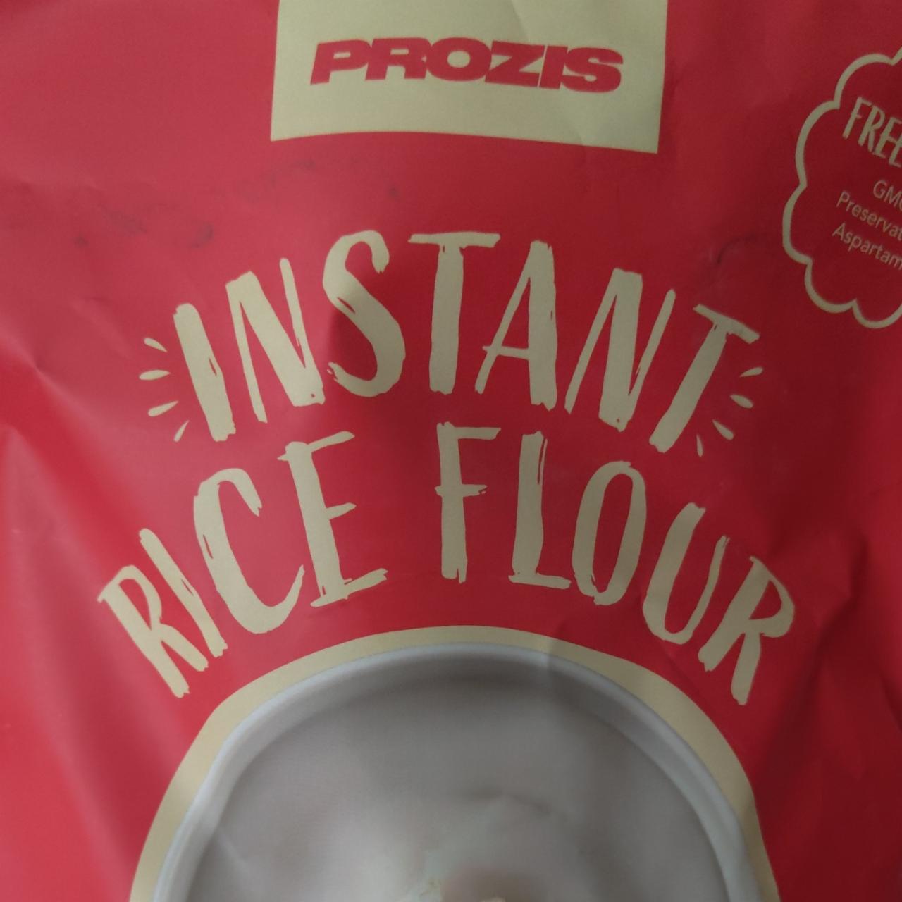 Fotografie - Instant rice flour unflavored Prozis