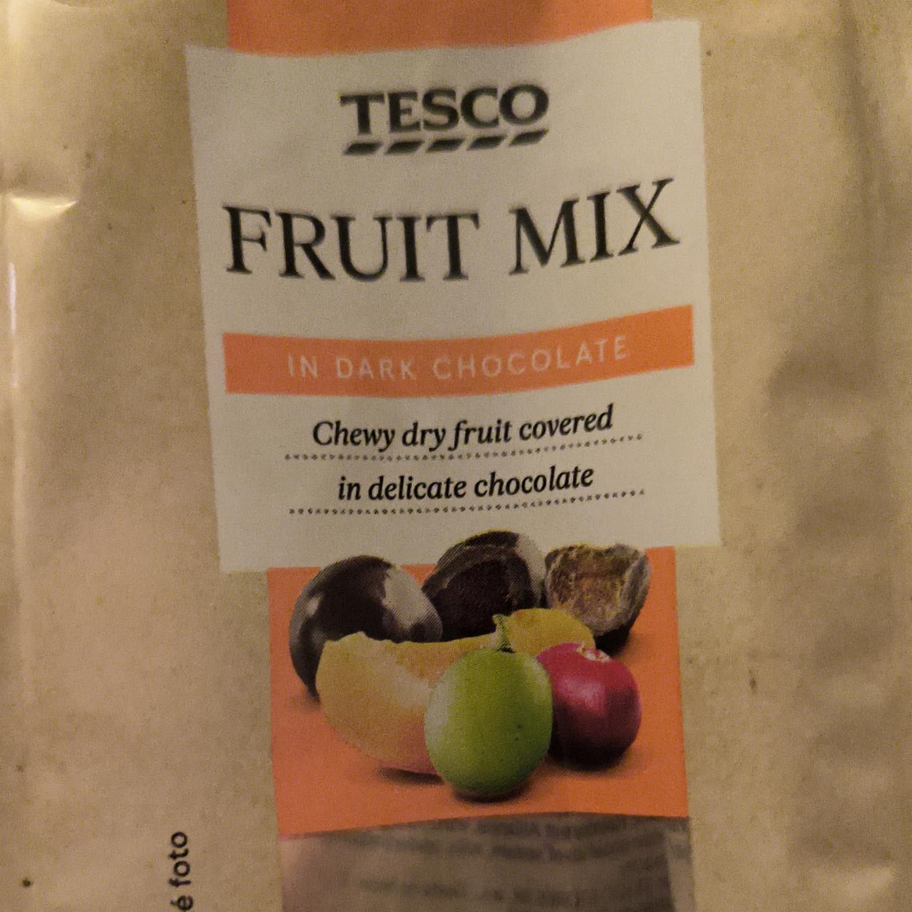 Fotografie - Fruit mix in dark chocolate Tesco