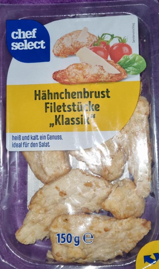 - kJ nutričné Select a Hähnchenbrust Chef kalórie, \'Klassik\' hodnoty Filetstücke