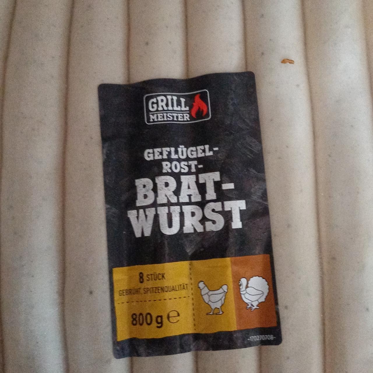 Fotografie - Geflügel-Rost-Bratwurst Grill Meister