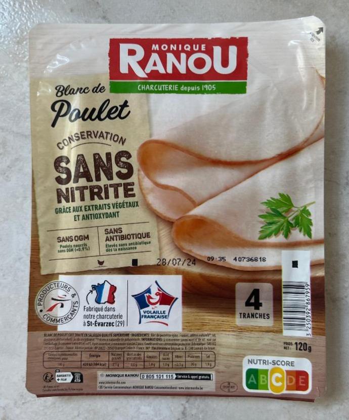 Fotografie - Blanc de Poulet sans Nitrite Monique Ranou