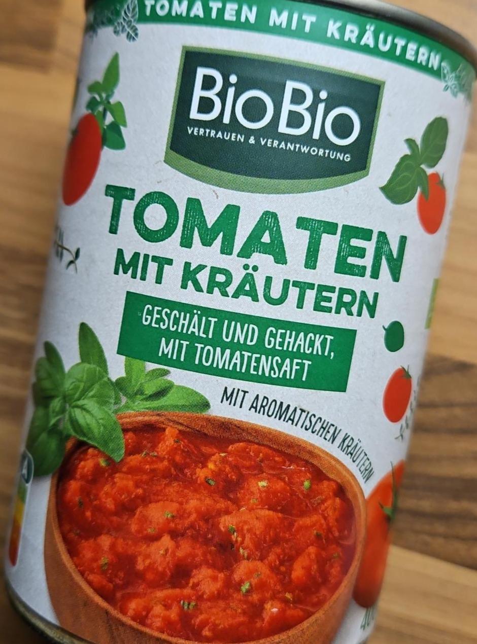 Fotografie - Tomaten mit Kräutern bio bio