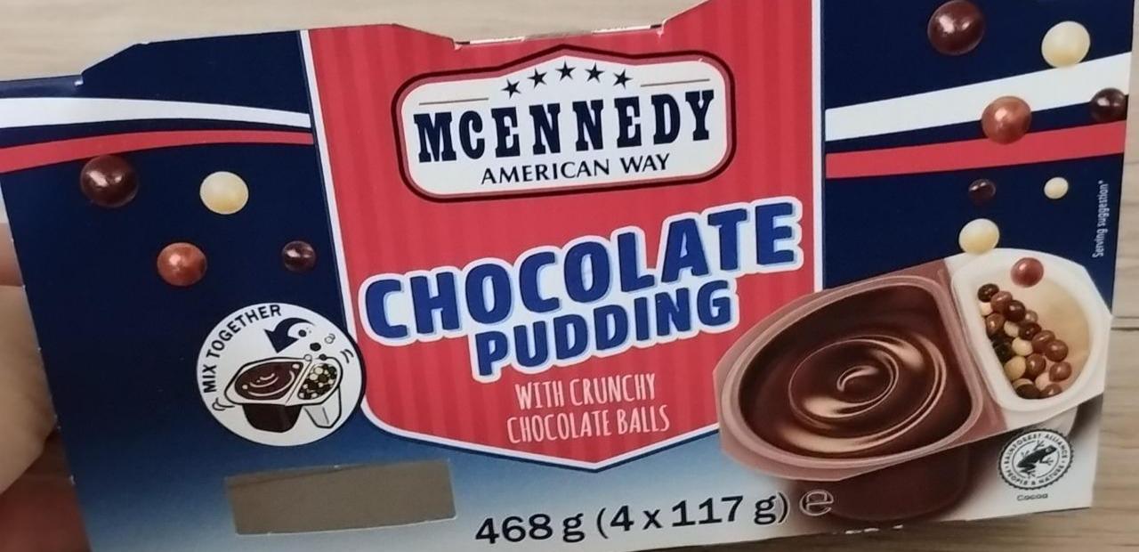 Fotografie - Chocolate pudding with crunchy chocolate balls McEnnedy American Way