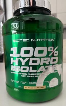 Fotografie - 100% Hydro Isolate Vanilla flavored Scitec Nutrition