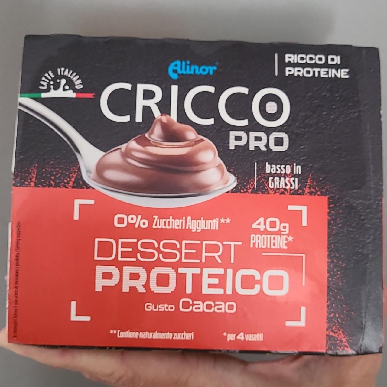 Fotografie - Cricco Pro Dessert Proteico Gusto Cacao Alinor