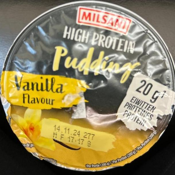 Fotografie - High Protein Pudding Vanilla Flavour Milsani