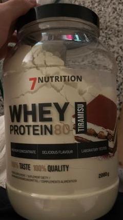 Fotografie - Whey Protein 80 Tiramisu 7Nutrition